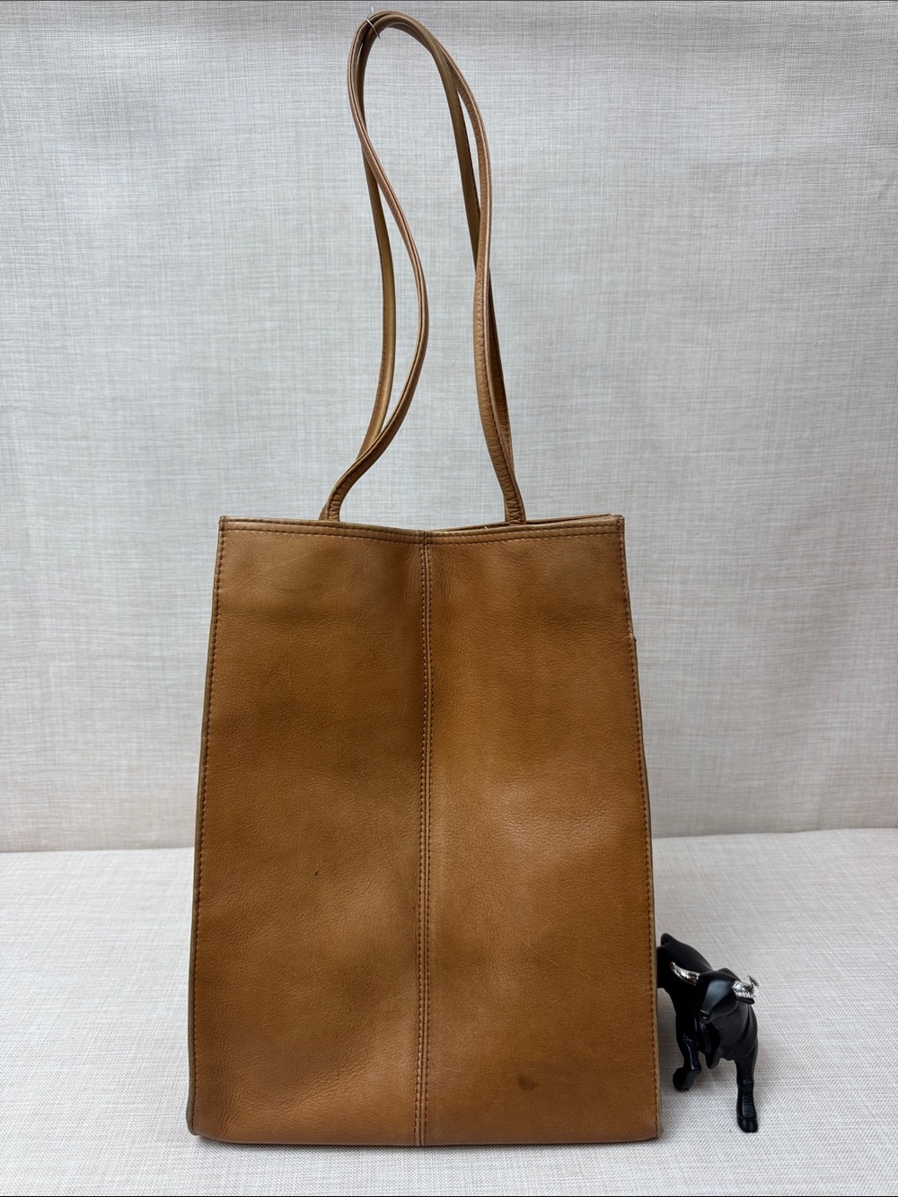 HOBO Cognac Leather Tall Tote